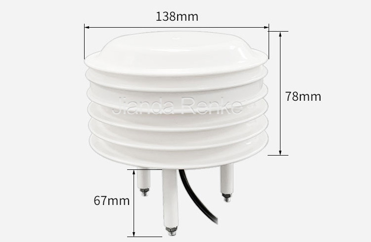 Low Cost Weather Station Sensors Ip68 Protection Solar Radiation Shield ...