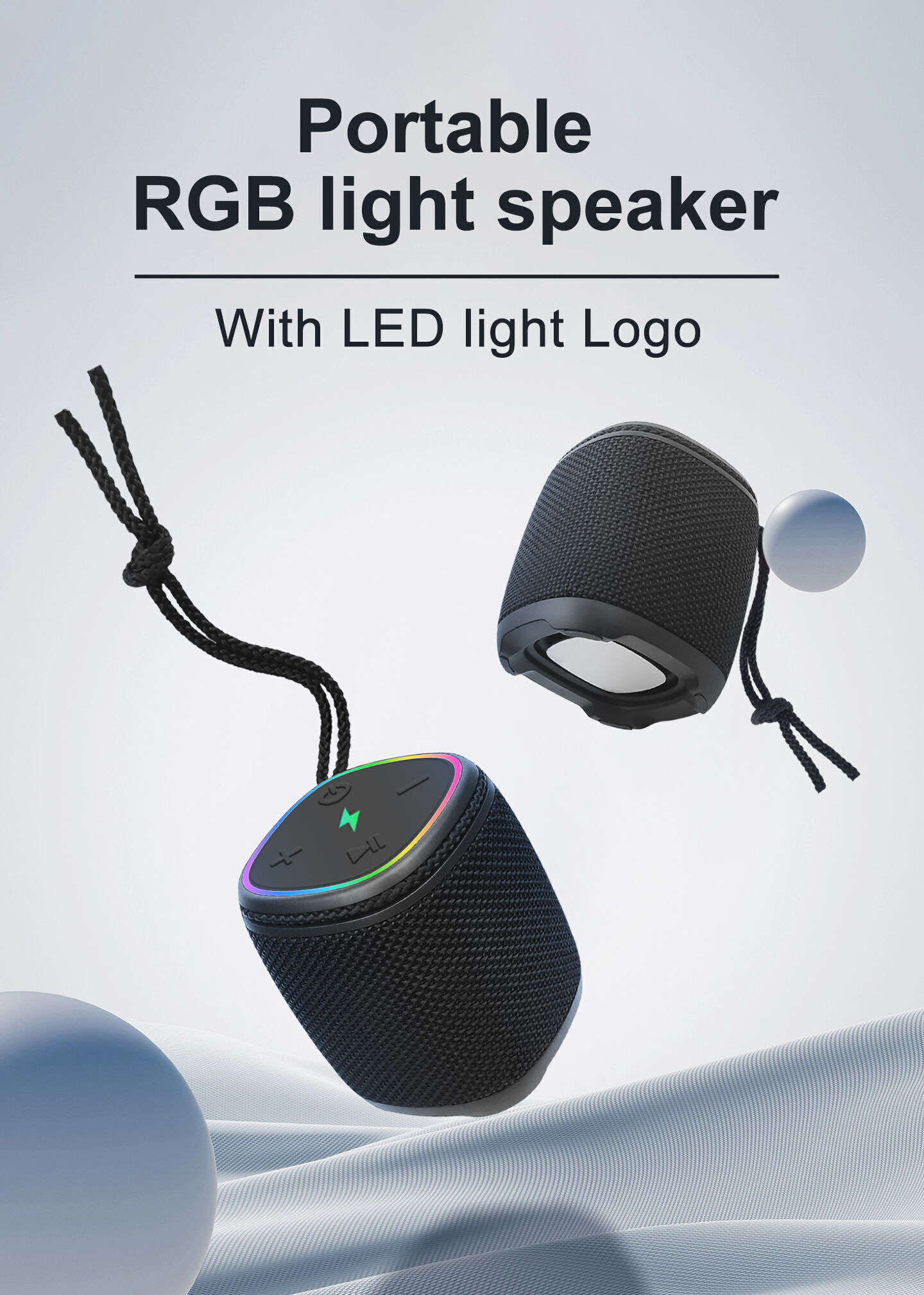 Buy Wholesale China New Arrivals Bluetooth Speaker With Led Light Logo ...