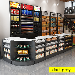 Grocery Marble Table Top Checkout Counter Cashier Desk Fireproof And ...