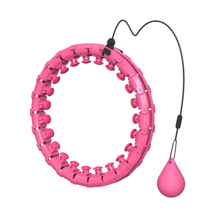 Jeu Fitness En Famille Lot De 2 Cerceaux Hula Hoop Enfants - Plastique, 60cm, Amovible, Poids Réglable - Fitness, Jeu 4 Ans Et + Hula Hoop Réglable Diamètre 60cm