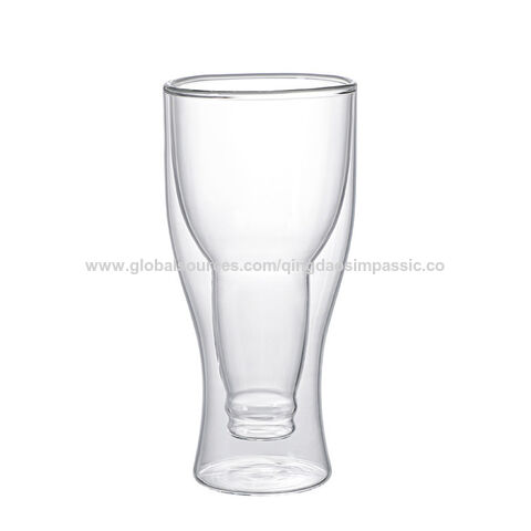 1 Vaso De Cristal Creativo En Forma De Huevo, Vasos Con Aislamiento De  Doble Capa, Vasos