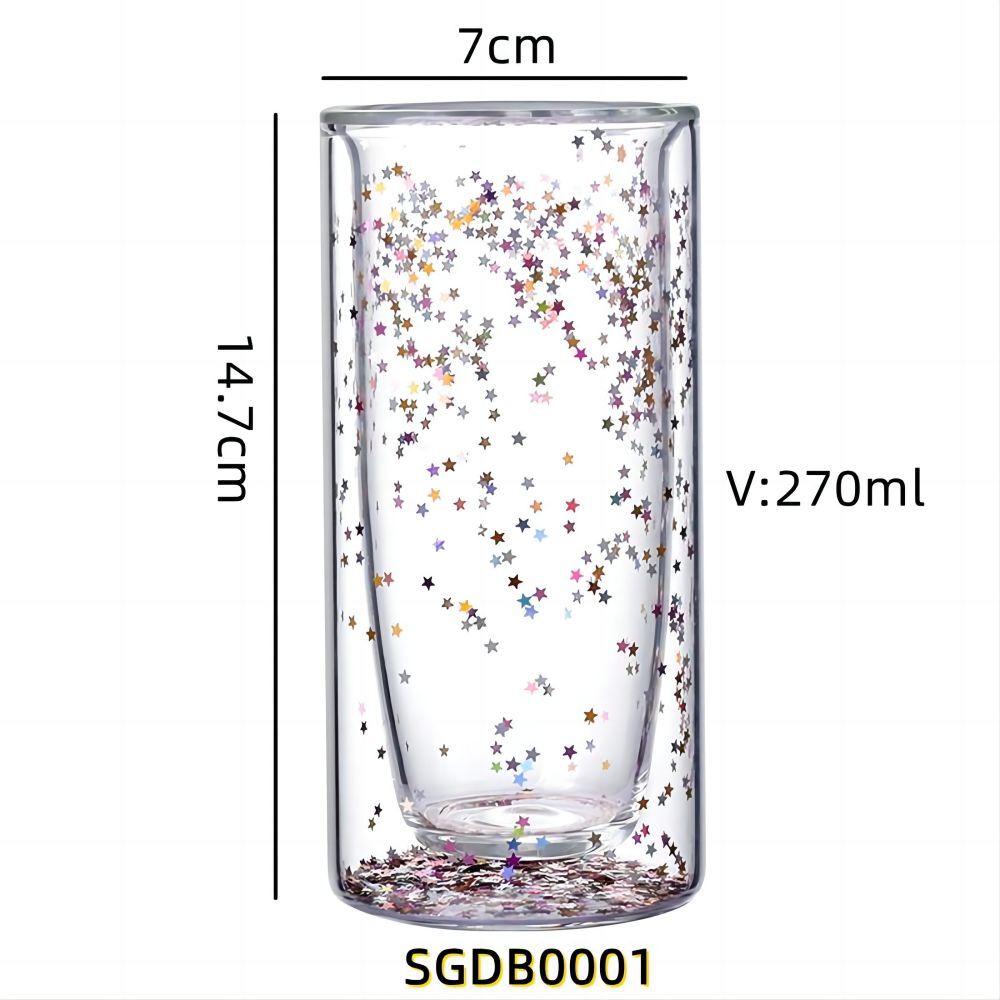 1 Vaso De Cristal Creativo En Forma De Huevo, Vasos Con Aislamiento De  Doble Capa, Vasos