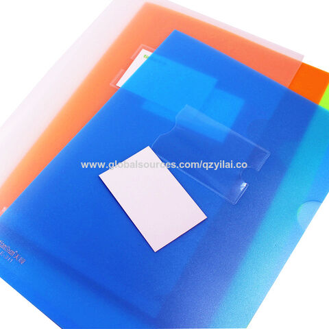 Buy Wholesale China Eco Friendly Custom Printed Pocket Paper File Folder  With Card Pocket As Sheet/resume Protector & Sheet Protector at USD 0.2