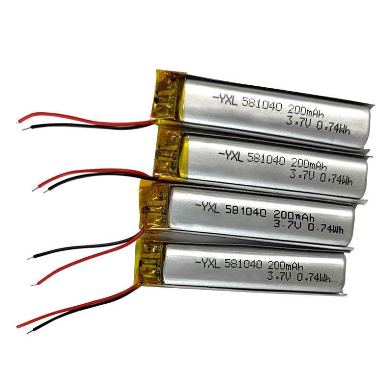 Buy Wholesale China Factory Supply 3.7 V Polymer Lithium Battery250mah Neckband Battery