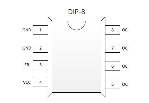 DK125 Power Management IC – 10 Stück, DIP-8, Neu, Für Stromversorgungen, Aus China