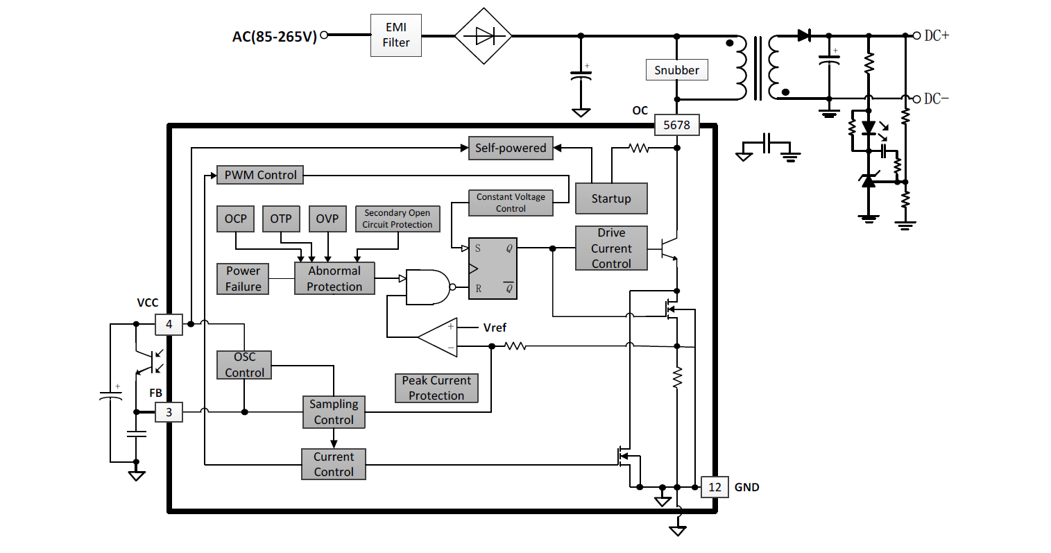 Buy Wholesale China Dk110 Dip8 Ic Chips Controller Ac Dc Converters