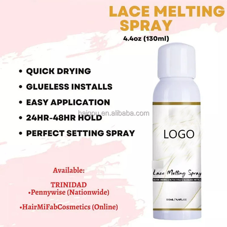 melting spray lace wig glue 130ml Hair spray adhesive glue for