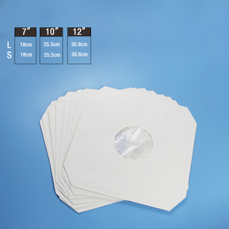 20PCS Black 12-Inch LP Vinyl Record Jackets, 350gsm Cardboard Sleeves With No Center Hole, Blank Album Covers For 33 RPM Storage & Protection, Thick LP Jackets For Record Storage - View #3