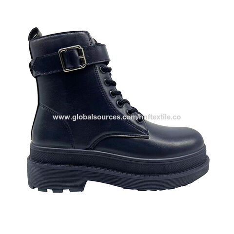 Bottes habillées pour femmes ; tige en cuir refendu