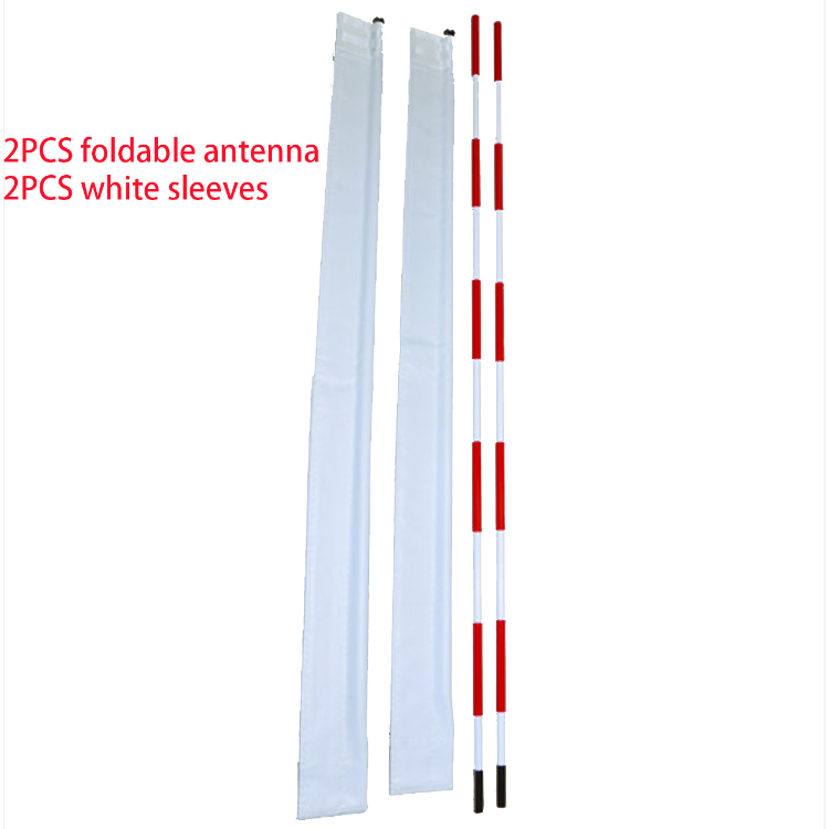 1.8m Solid Glass Fiber Foldable Volleyball Net Antenna Beach Volleyball