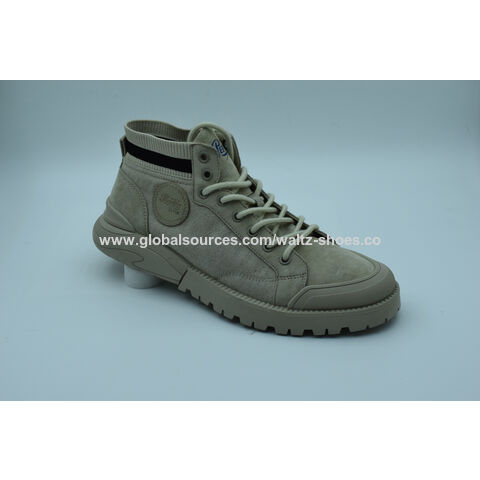 Botas de senderismo para hombre, estilo moderno y atractivo, con suela de goma, parte superior de ante y PU, diseños de moda
