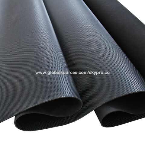 Buy Wholesale China Black Solid Thin Rubber Sheet Elastic Vulcanized Rubber  Flooring Sheets & Rubber Sheet at USD 1.2