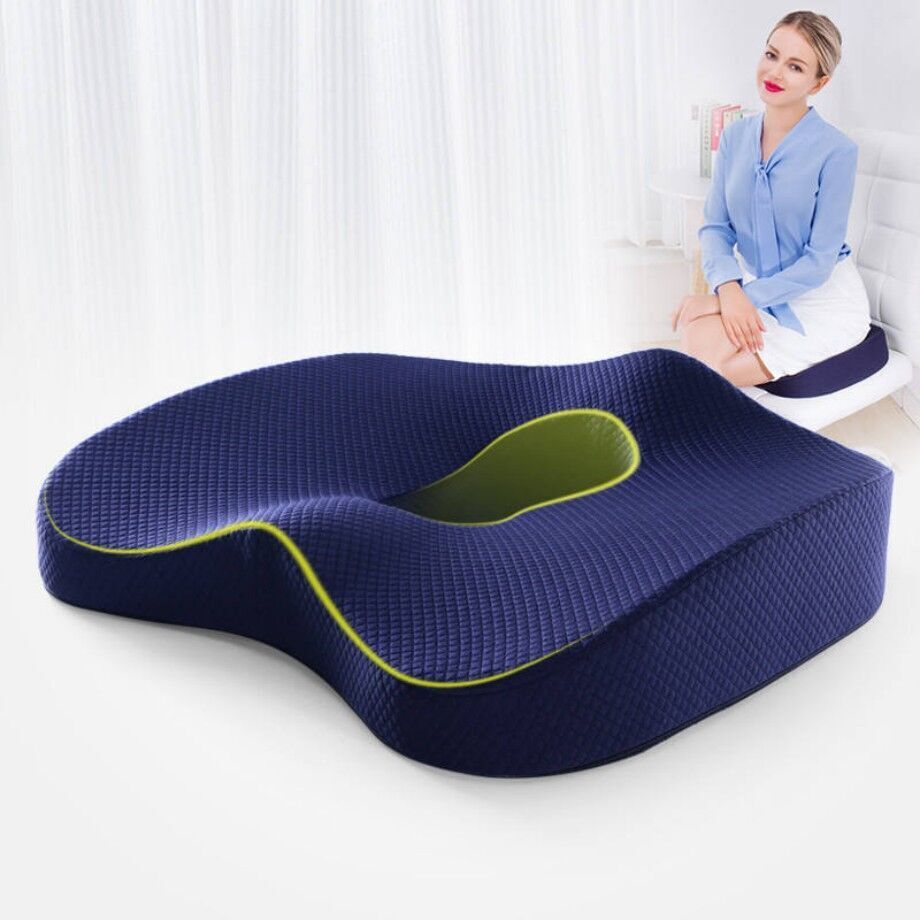 Cushion Lab Patented Pressure Relief Seat Cushion for Long Sitting Hours on  Office/Home Chair, Car Wheelchair Extra-Dense Memory