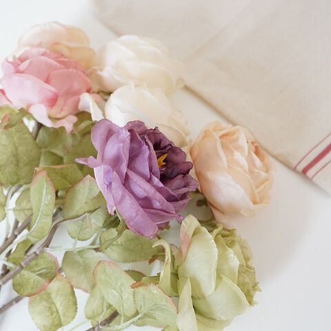 30CM Silk Daisy Small Fake Flowers Head For Wedding, DIY Wreath