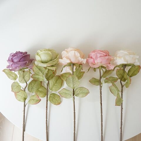 30CM Silk Daisy Small Fake Flowers Head For Wedding, DIY Wreath