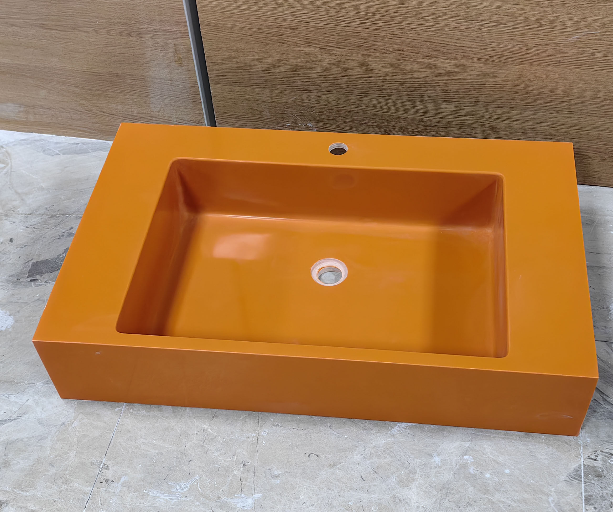 Buy Wholesale China Customized Corians Solid Surface Vanity Bathroom