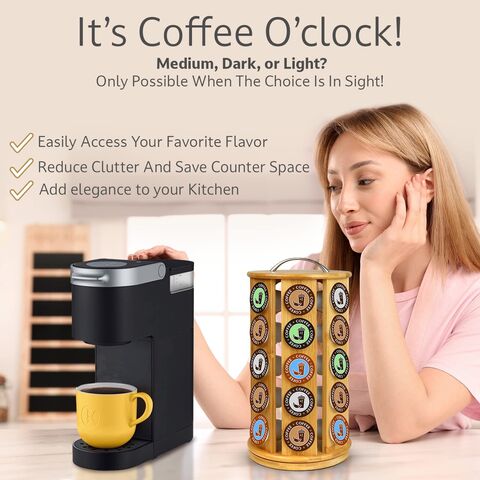 Acrylic Coffee Capsule Holder for Keurig Coffee Maker Space-saving