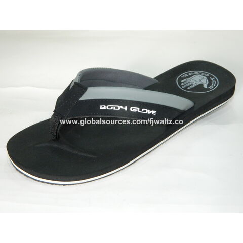 Professionelle Herren Badeschuhe, Flip Flops mit individuellem Logo, hochwertige EVA Herren Badelatschen