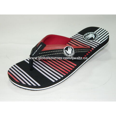 Professionelle Herren Badeschuhe, Flip Flops mit individuellem Logo, hochwertige EVA Herren Badelatschen