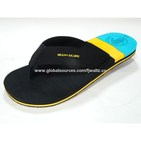 Professionelle Herren Badeschuhe, Flip Flops mit individuellem Logo, hochwertige EVA Herren Badelatschen