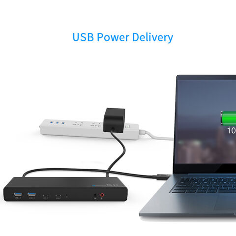 Prix usine OEM/ODM USB Type C 5K / Double 4K Station d'accueil universelle avec alimentation 65W