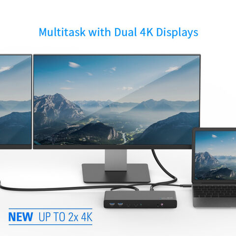 Prix usine OEM/ODM USB Type C 5K / Double 4K Station d'accueil universelle avec alimentation 65W