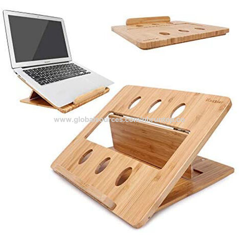 Factory Manufacture Customized Modern Home Office Furniture Portable Wooden  Computer Monitor Laptop Desk Monitor Riser Stand with Angled Feet - China  Monitor Stand, Laptop Stand