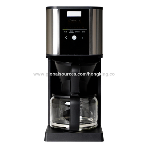 Compre ¡novedad De 2023! Cafetera Por Goteo Digital Lcd Con Molinillo De  Grano Cónico Integrado y Cafetera Con Molinillo de China por 54.9 USD