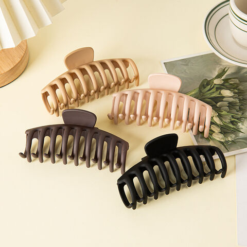 Garras de cabelo oco para mulheres e meninas, grampos de cabelo