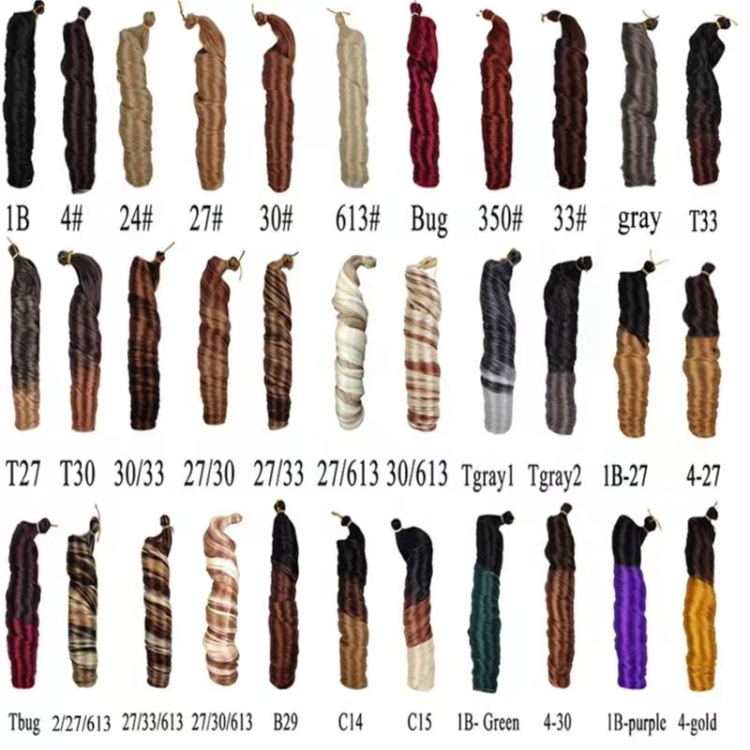 Wholesale 24 Inches 150g French Wave Curl Crochet Braids Hair Synthetic  Loose Body Wave Spiral Curl Braiding Hair Extensions - China Braiding Hair  Extensions and Jumbo Braiding price