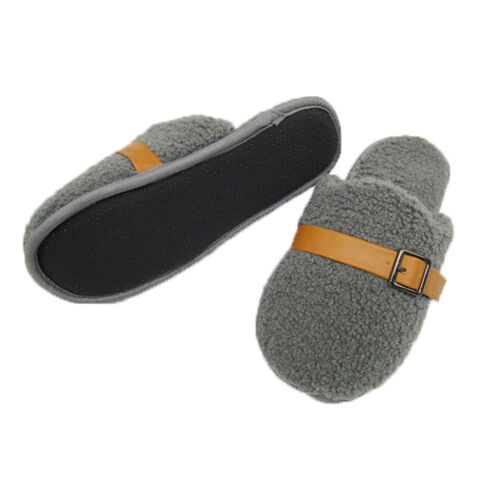 Hausschuhe; Indoor-Hausschuhe; Sherpa; Grau