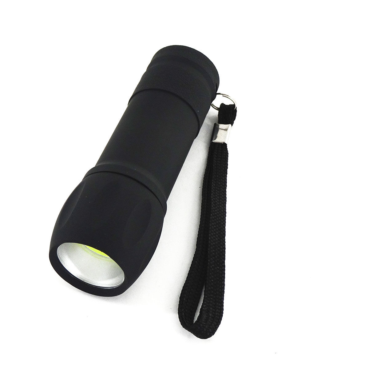 Buy Wholesale China Wholesale Plastic Rubber Coated 9led Flashlight For