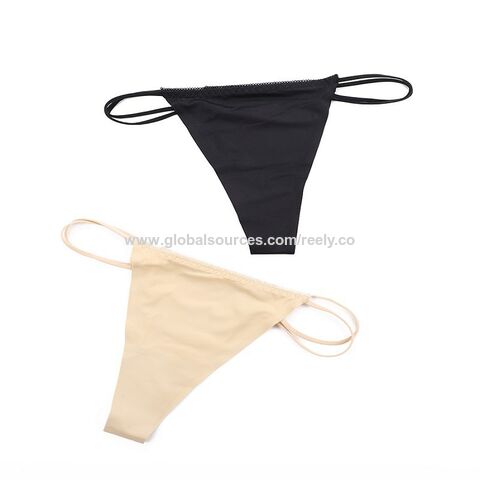 Women's Front Buckle Underwear Thin Style Gathered Without Steel