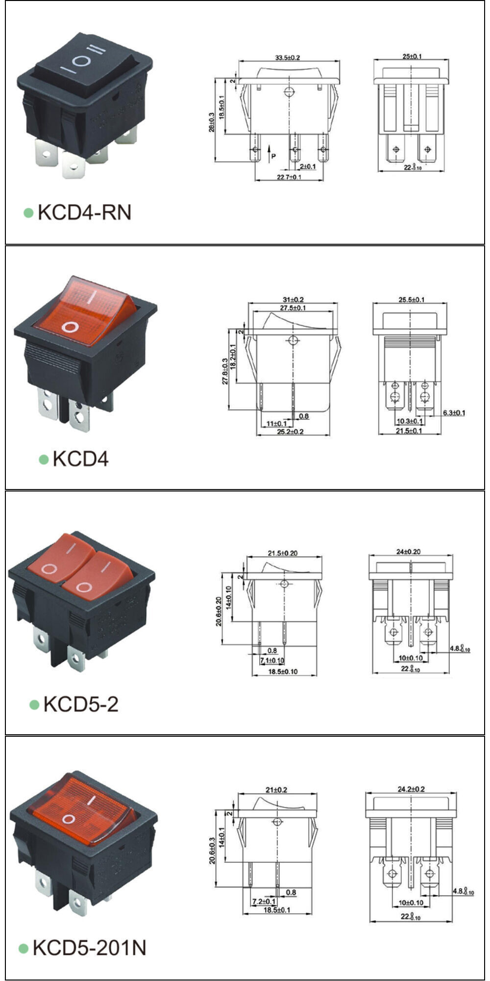 Buy Wholesale China Double Kcd3 3 Pin Socket With Red Green Light ...