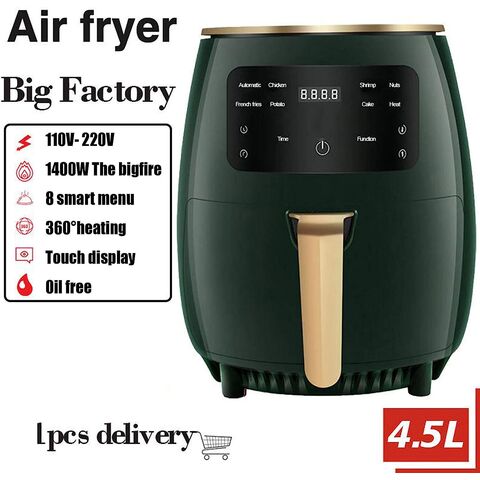 Air Fryer 5 Quart, Large Capacity Multifunctional Electric Fryer With 8  Built-in Cooking Presets, Electronic Touch Screen Controls, Household  Kitchen Appliance