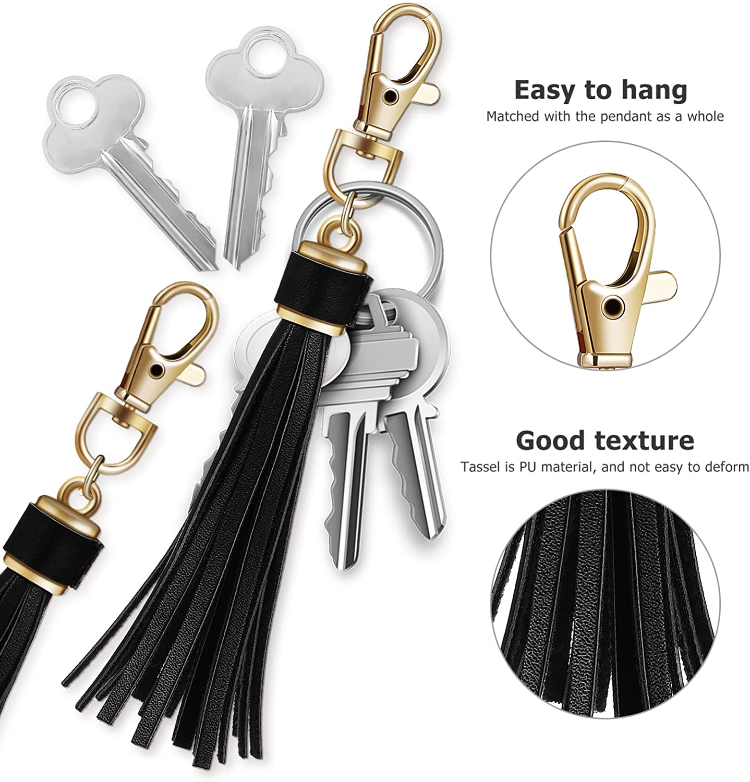 Buy Wholesale China Good Quality Eco-friendly Handbag Phone Car Key Jewelry  Diy Keychains Charms Gift For Girls Leather Tasselpopular & New Fashion  Women Cute Tassel Key Chain Pu Leather at USD 0.28