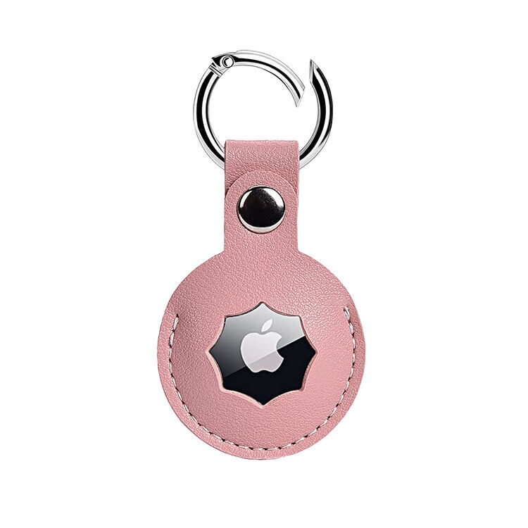 For Apple AirTag Leather Loop Holder Keyring Carry Case Pet Air Tag Tracker  US