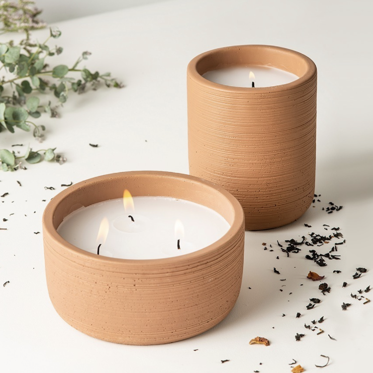 Buy Wholesale China New Arrival Home Decor Custom Matte Concrete Candle