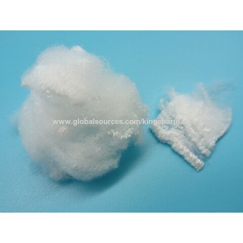 Kaufen Sie China Großhandels-Weiße Farbe Elastische Polyester-stapel Faser  Für Die Verwendung Von Watte und Polyester-stapel Faser Für Die Watte  Großhandelsanbietern zu einem Preis von 2.6 USD
