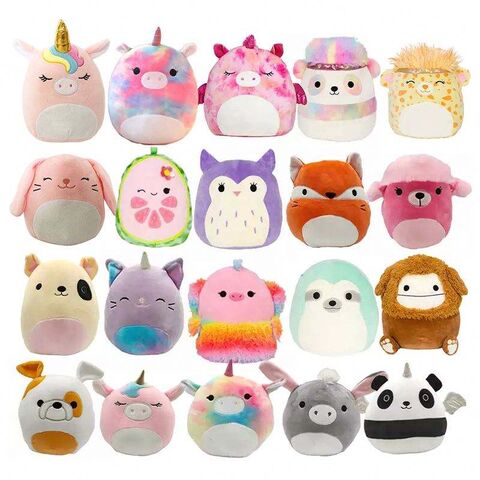 Customized Big Tiger Cat Unicorn Stuffed Animal Bee Bunny Custom Plush Doll Pink Tiger Cow Bus Toys Us Stuffed AnimalPopular