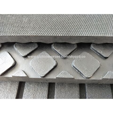 Colorful 2mm Coin Rubber PVC Sheet Diamond Plate Thin Rubber Mat