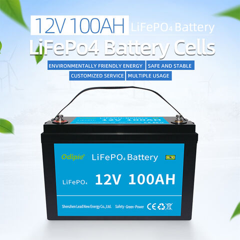 Buy Wholesale China Odipie Brand 12.8v 100ah Rechargeable Lifepo4 Battery  Lithium Battery Pack China Supply & Lifepo4 Battery at USD 188