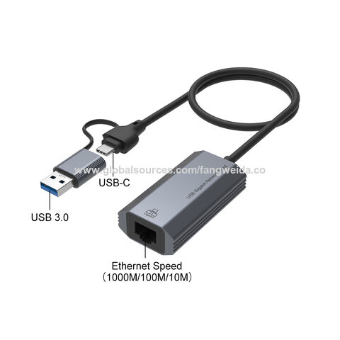 Computer Hub Ethernet LAN Network Adapter 1000Mbps Fast Transfer