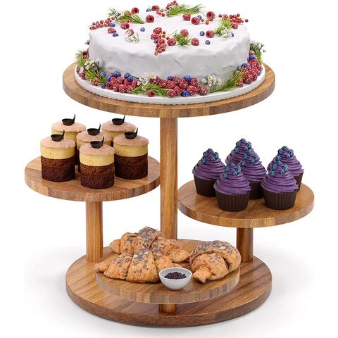 Stand à gâteaux, plateaux de service à 3 niveaux Support à gâteaux