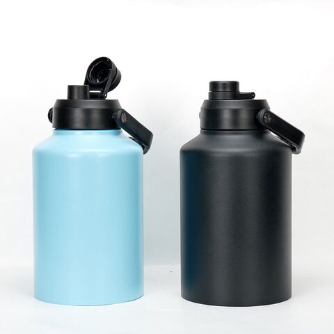 Cubos de hielo de acero inoxidable de doble pared con aislamiento al vacío de gran capacidad ODM, botellas de agua para exteriores