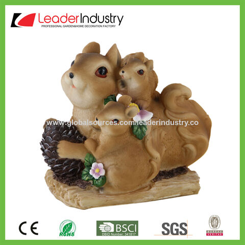 Lot de 4 figurines de hamster animal jouet décoration de gâteau