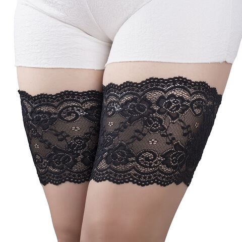 Plus Size Lace Elastic Anti-Chafing Thigh Sock Anti-Slip Silicone Thigh  Band - China Silicone Thigh Band and Anti-Chafing Thigh Band price