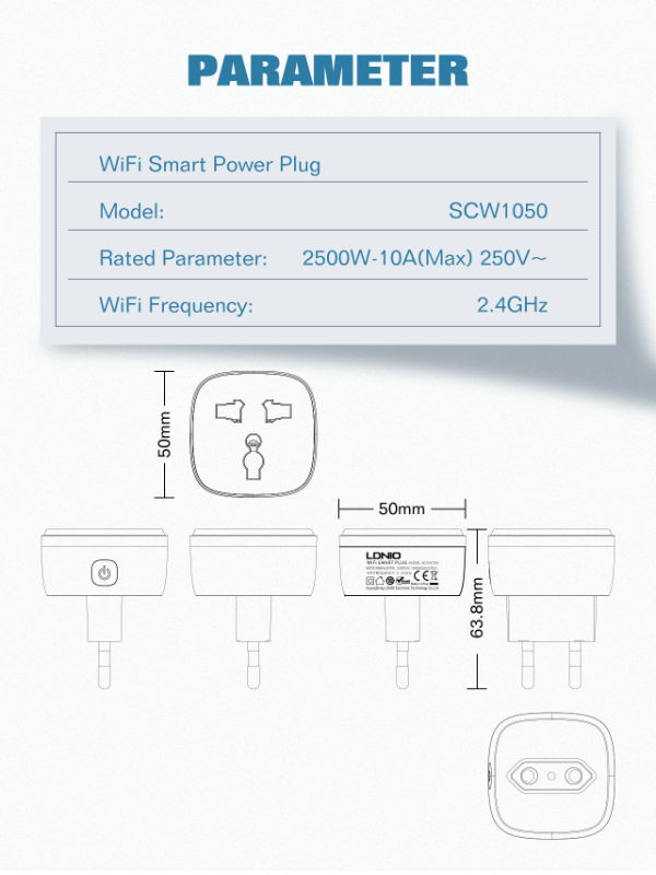 Buy Wholesale China Ldnio Scw3451 Wifi Smart Universal Power Socket Wireless  Smart Wifi Strip Power Socket With Usb & Wireless Smart Wifi Power Socket  at USD 12.4