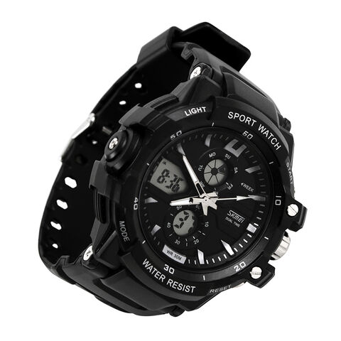 Men's Watch, Digital Sport Black Watches For Men With Alarm Clock