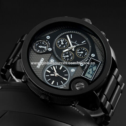 Reloj digital grande online hombre